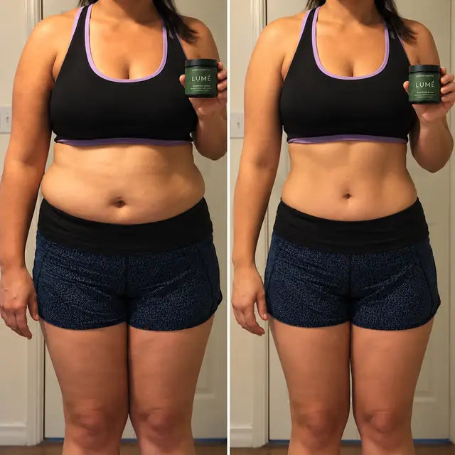 Antes y después de clienta con LUMÉ