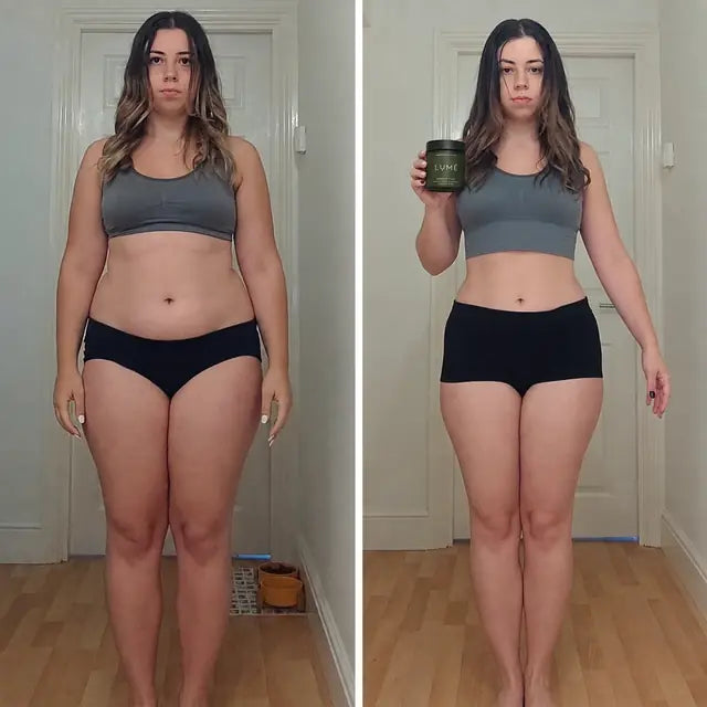 Antes y después de clienta con LUMÉ