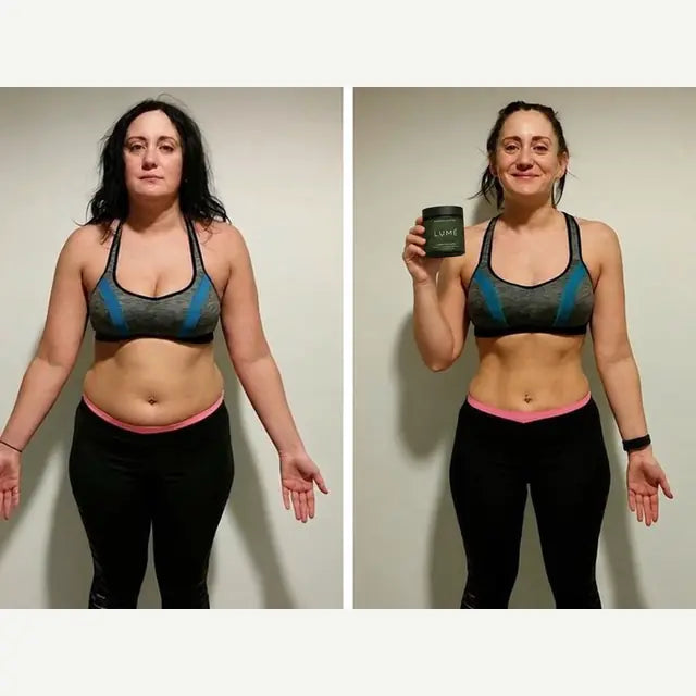 Antes y después de clienta con LUMÉ