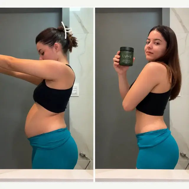Antes y después de clienta con LUMÉ